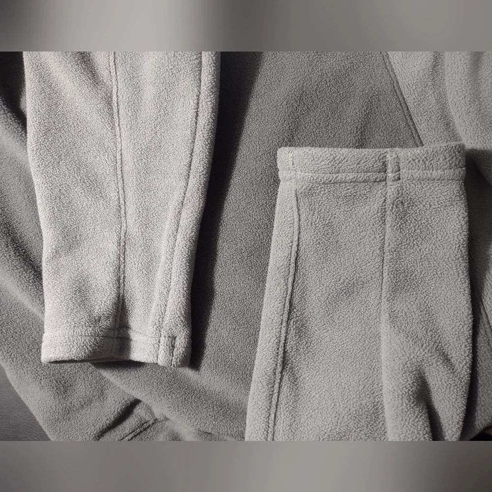 Men's gray Columbia fleece jacket size xl - Picture 7 of 8